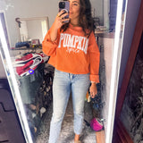 Letter Graphic Long Sleeve Sweatshirt