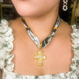 Go Cats Scarf Necklace - Final Sale