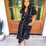 Bowtiful Charm Dress- Black