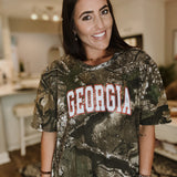 Georgia Code Five Camo Tee - Final Sale