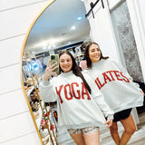 Pilates & Yoga Reversible Mock Neck Sweatshirt - Grey