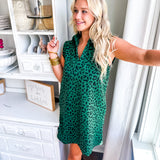 Wild For You Mini Dress- Forest