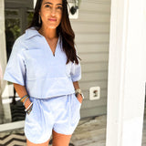Cerulean Stripe Set - Blue