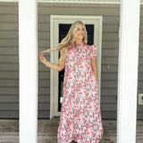 Hoping For The Best Midi Dress - Pink