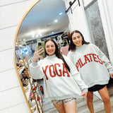 Pilates & Yoga Reversible Mock Neck Sweatshirt - Grey