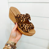 Bowed Up Wedge - Leopard