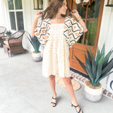 All The Feels Mini Dress- Cream