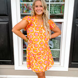 Scarlet Kiwi Kiss Orange Dress