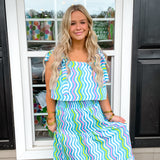 Sadie Capri Crush Blue Skirt