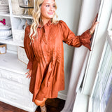 Isn't She Lovely Dress- Caramel
