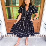 Bowtiful Charm Dress- Black