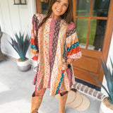Floral Finds Mini Dress - Multi