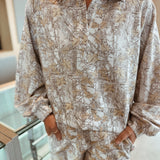 Simply | Polo Pullover - White Camo