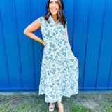 Don't Wanna Miss Dress- Blue