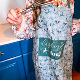 Christmas Farmhouse Apron- Dashing