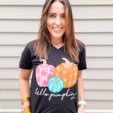 Hello Pumpkin Tee- Black