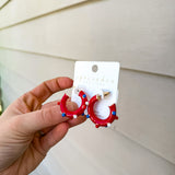 Patriotic Color Enamel Hoop - Final Sale
