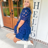BuddyLove Ensley Short Dress - Navy