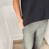 You Had Me There Top - Black