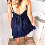 Bless Your Heart Dress - Navy