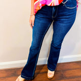 Morgan Flare Jean - Dark
