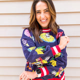 Queen Of Sparkles Navy Fair Fun Sweatshirt - Final Sale