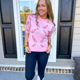 Killin' Time Sweater - Pink