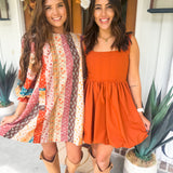 Floral Finds Mini Dress - Multi