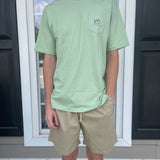 ST Skipjack Crossed Short Sleeve T-Shirt- Smoke Green