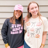 Pink Pumpkins & Bows Tee - Ivory - Final Sale