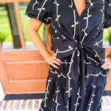 Bowtiful Charm Dress- Black
