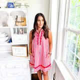A For Sure Dress - Orange Red