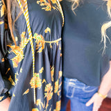 Here I Come Mini Dress- Black