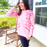 Post It Up Sweater - Pink