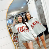 Pilates & Yoga Reversible Mock Neck Sweatshirt - Grey