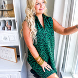 Wild For You Mini Dress- Forest