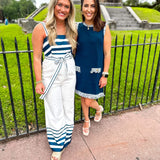 Better On The Coast Jumpsuit - Navy