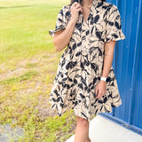 Colors In The Fall Dress - Taupe