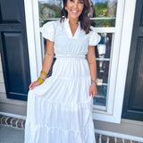 True To You Dress- White