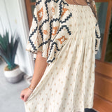 All The Feels Mini Dress- Cream