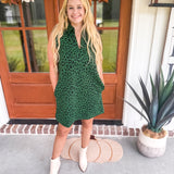 Wild For You Mini Dress- Forest