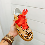 Dixie Sneaker - Red/Leopard