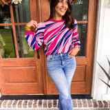 Hallie Sahara Winds Sweater- Pink