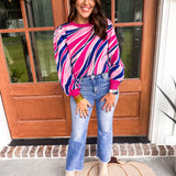 Hallie Sahara Winds Sweater- Pink