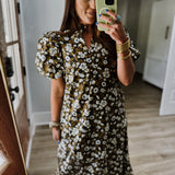 Wait To Go Midi Dress - Navy