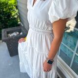 True To You Dress- White