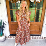 Supposed To Be Dress - Chestnut