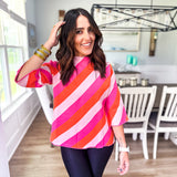Phoebe Sweater- Pink/Orange
