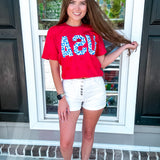 Cheetah USA Tee - Final Sale