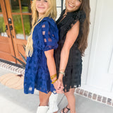 BuddyLove Ensley Short Dress - Navy
